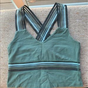 Beyond yoga longline sports bra top size medium